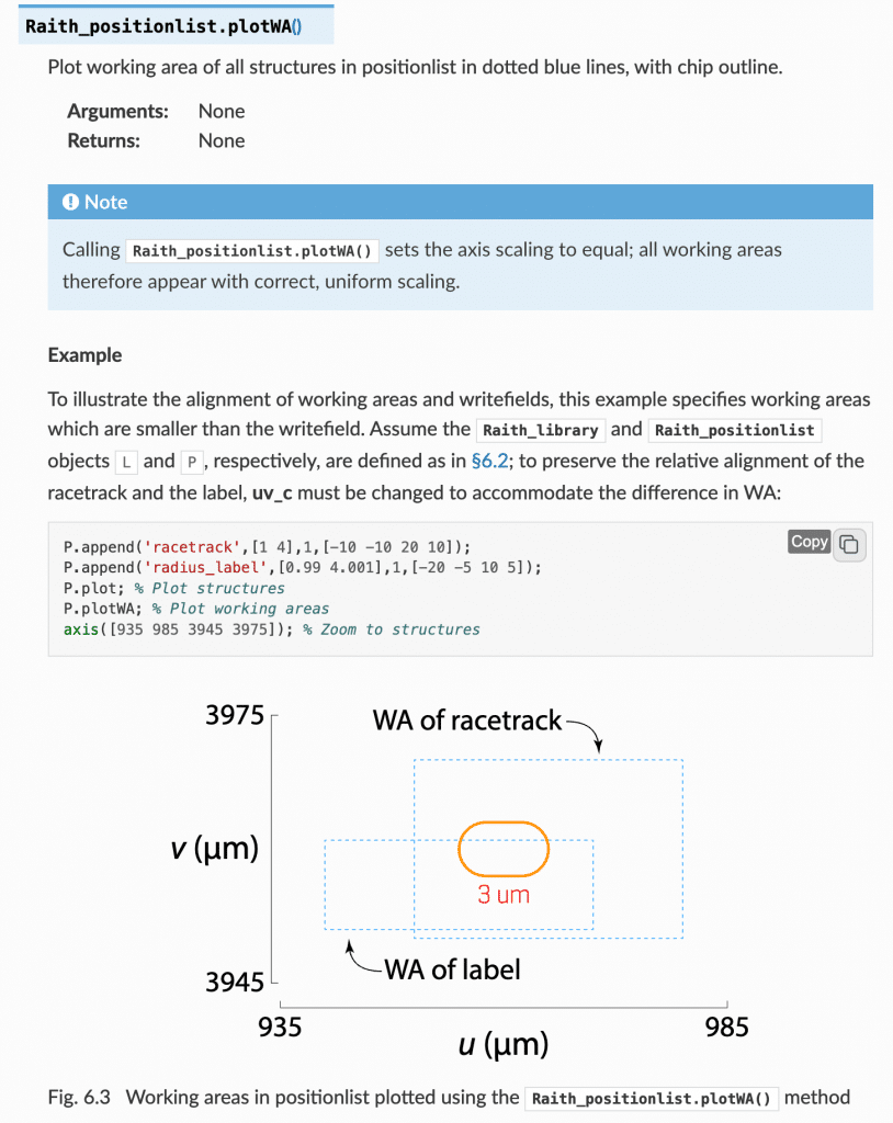 A screen shot of RAITH GDSII Toolbox application.